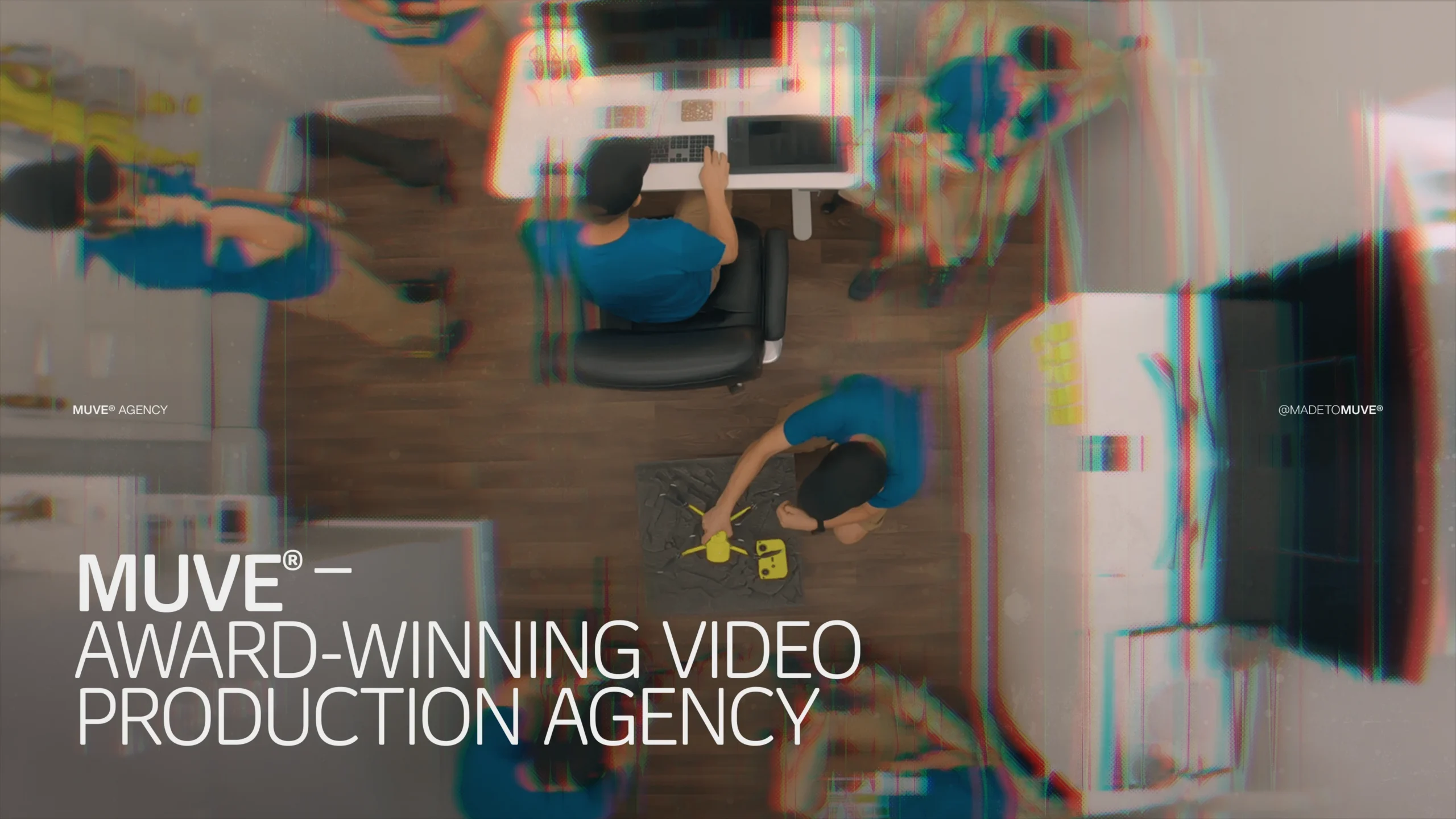 Scott Green filming the award-winning video submission for the Greater Manchester Business Awards – MUVE® Motion Videos cinematic video production.